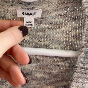 garage cropped cardigan